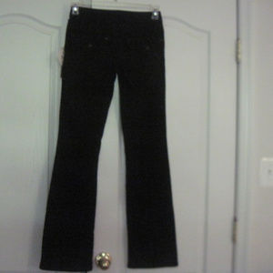 NWT KNOX ROSE Black Bootcut Stretch Pants Size 2